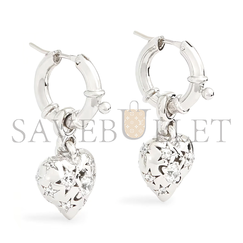 VIVIENNE WESTWOOD HEART-SHAPED EARRINGS